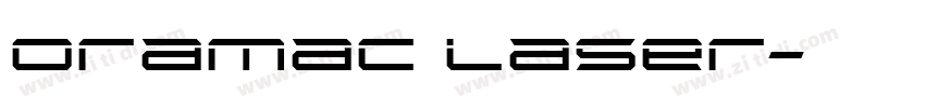 Oramac Laser字体转换